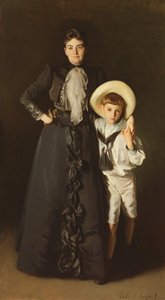 Retrato da Sra. Edward L. Davis e seu Filho, Livingston Davis, 1890