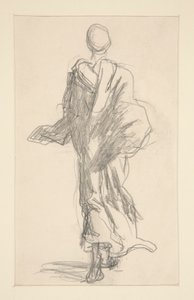 Vista Traseira de uma Figura Drapejada de John Singer Sargent