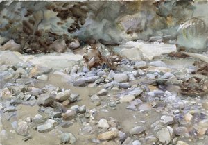Leito do rio de John Singer Sargent