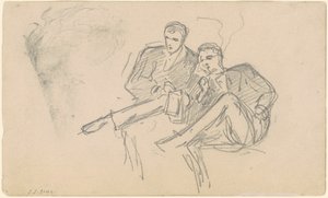 Homens sentados de John Singer Sargent