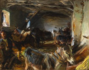Estábulo em Cuenca, 1903. de John Singer Sargent