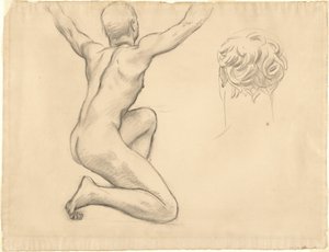 Estudos para a revelação da verdade, 1922-1925. de John Singer Sargent