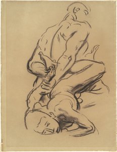 Estudo para julgamento, 1903-1916. de John Singer Sargent