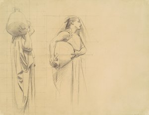 Estudo para as Danaïdes, 1922-1925. de John Singer Sargent