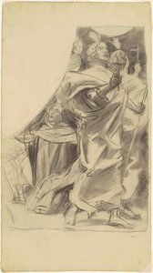 Estudo para "Triunfo da Religião" de John Singer Sargent