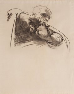 Estudo para um anjo em &39;The Sorrowful Mysteries&39; de John Singer Sargent