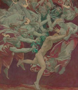 Estudo para o Museu de Belas Artes, Boston, Murals: Orestes e as Fúrias de John Singer Sargent
