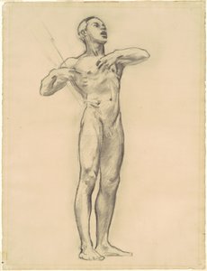 Estudo de Orfeu para "Arte Clássica e Romântica" de John Singer Sargent