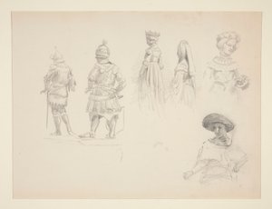 Estudo de Seis Números de John Singer Sargent