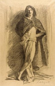 Estudo de um jovem (camuflado) de John Singer Sargent