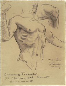 Estudo da Ressurreição dos Quinze Mistérios do Rosário, 1903-1916. de John Singer Sargent