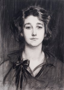 Sybil Sassoon (carvão no papel)
