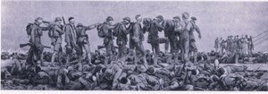 O Vestiário Casualties de Mustard Gas, da British Adventure, publicado por Collins, 1947 de John Singer Sargent