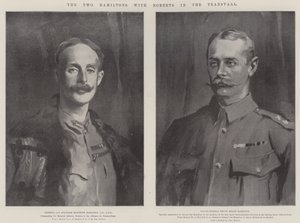 Os dois Hamiltons com Roberts no Transvaal de John Singer Sargent