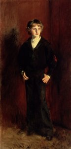 O falecido Major EC Harrison quando menino de John Singer Sargent