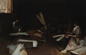 Trabalhadores do vidro veneziano de John Singer Sargent