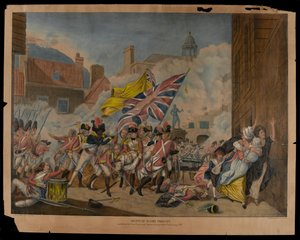  Morte do major Pierson e derrota das tropas francesas na ilha de Jersey em 6 de janeiro de 1781 de John Singleton Copley
