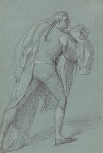 Estudo da Figura para a Pintura da Vitória de Lord Duncan: Estudo para o Marinheiro com a Bandeira Holandesa de John Singleton Copley