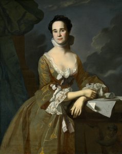 Sra. Daniel Hubbard Mary Greene, c. 1764. de John Singleton Copley