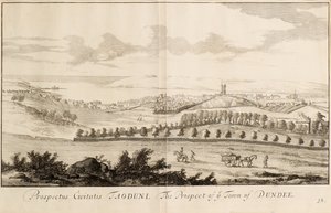 A perspectiva de sua cidade de Dundee