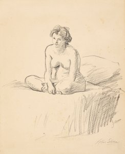 Nu sentado de John French Sloan