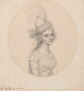 Retrato da Sra. Wilks de Madras de John Smart