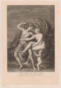 Baco encontra Ariadne em Naxos Baco e Ariadne (título no objeto) Casos de amor dos deuses (título da série) Amores dos Deuses (título da série)
