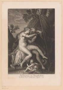 Neptunus en Amphitrite kussend
Neptuno & Anfitrito (título sobre o objecto)
Liefdesaffaires van de goden (título da série)
Os amores dos deuses (título da série)