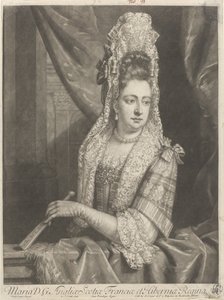 Retrato de Maria II Stuart de John Smith