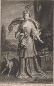 A Honorável Senhora Elizabeth Cromwell (1674-1704) de John Smith