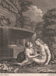 Vénus Witholding Adonis From the Chase de John Smith