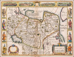 Mapa da Tartária de 1626 por John Speed