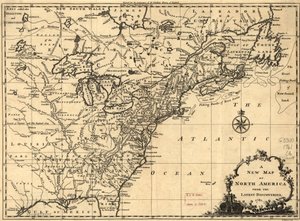 Um novo mapa da América do Norte a partir das últimas descobertas. LOC 75693504