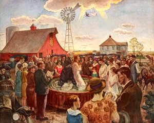 Baptismo no Kansas, Placa de livro