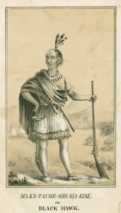 Em Ka-Tai-Me-Ela-Kia-Kiak ou Black Hawk, 1840