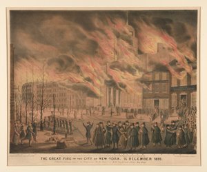 O Grande Incêndio da Cidade de Nova Iorque, 16 de Dezembro de 1835