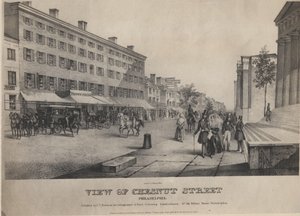 Vista da Rua Chesnut, Filadélfia