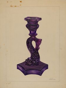Dolphin Candlestick, c. 1936. de John Tarantino