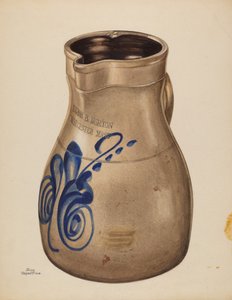 Pitcher, c. 1937.