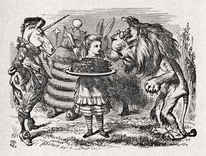 Alice o Leão e de John Tenniel