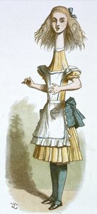 Alice com um pescoço comprido de John Tenniel