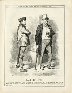 Ilustração de John Tenniel (1820-1914) em Punch de John Tenniel