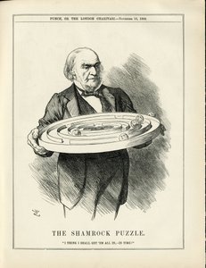 Ilustração de John Tenniel (1820-1914) em Punch de John Tenniel