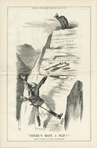 Ilustração de John Tenniel (1820-1914) em Punch de John Tenniel