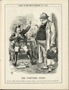 Ilustração de John Tenniel (1820-1914) em Punch de John Tenniel