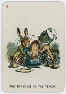 O Dormouse no bule de John Tenniel