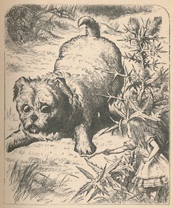 O filhote de cachorro gigante, 1889 de John Tenniel