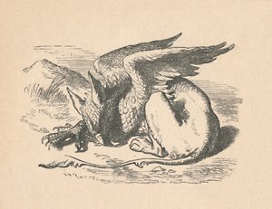 O Grifo adormecido ao sol, 1889 de John Tenniel
