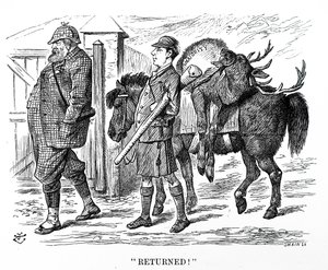 As Eleições Khaki de John Tenniel
