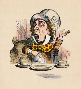 O Chapeleiro Maluco, 1889 de John Tenniel